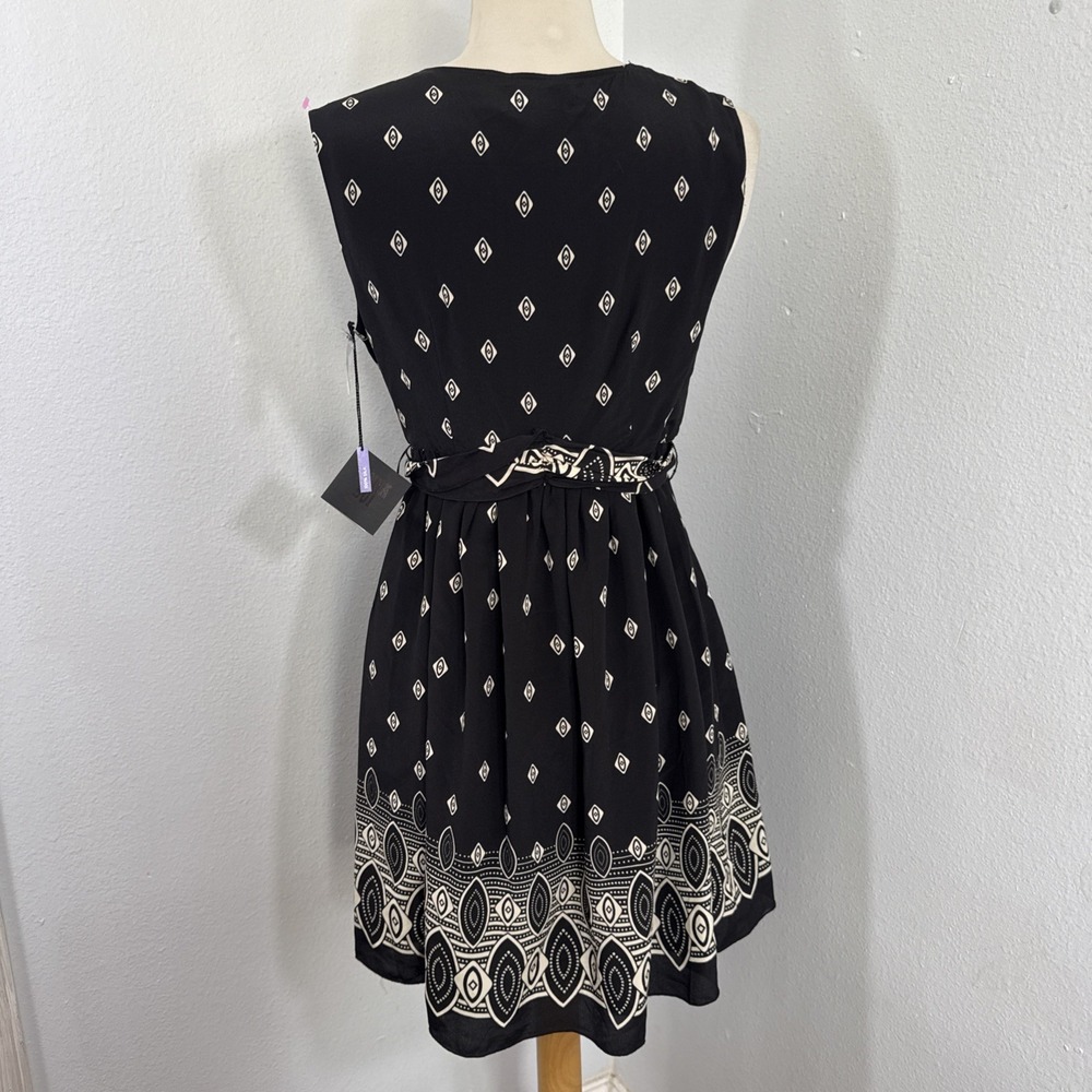 Anna Sui x Target Mini‎ Dress Womens S Silk Lined Wrap Boho Gossip Girl Inspired - Picture 4 of 13